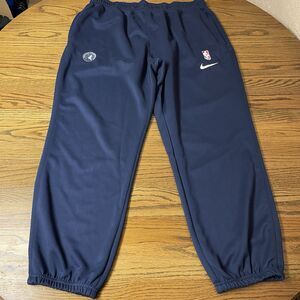 Nike NBA Minnesota Timberwolves Warmup Sweat Pants Jogger Navy Blue Size 3XL NEW